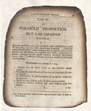 Cap. IV. De Parabolis Propheticis.