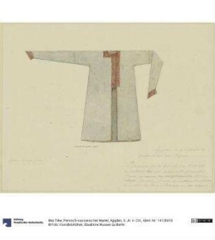 Persisch-sassanischer Mantel, Ägypten, 6. Jh. n. Chr.