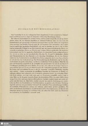 Buchkunst des Morgenlandes