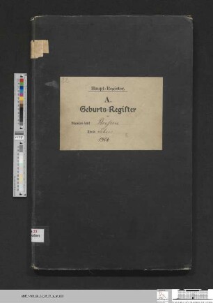 Geburtsregister Booßen 1906