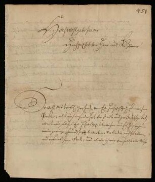 Brief von Daniel Wilhelm Triller an Johann Friedrich von Uffenbach. Usingen, 30.5.1733