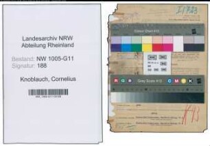 Entnazifizierung Cornelius Knoblauch , geb. 11.06.1903 (Betriebsinhaber)