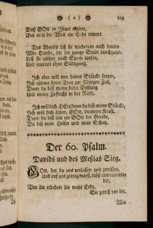 129-139, Der 60. - 64. Psalm