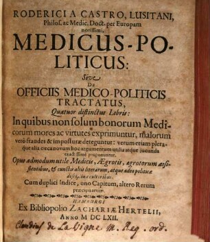 Medicus politicus