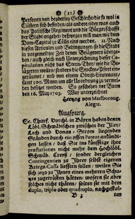Augspurg - Nürnberg
