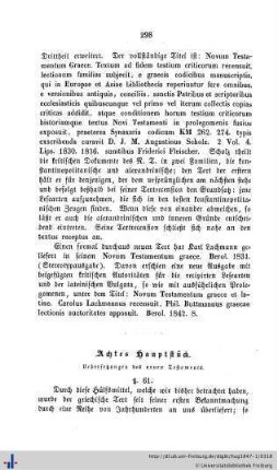 VIII. Übersetzungen des neuen Testaments.