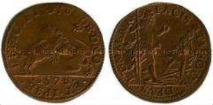Niederlande, Historienpfennig, Angebot der Statthalterschaft an den Prinzen von Oranien