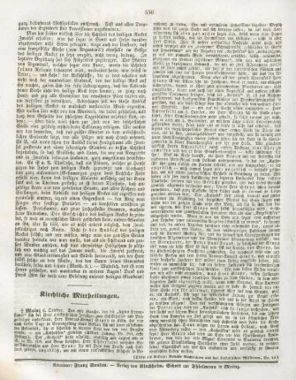 556 Kirchliche Mittheilungen