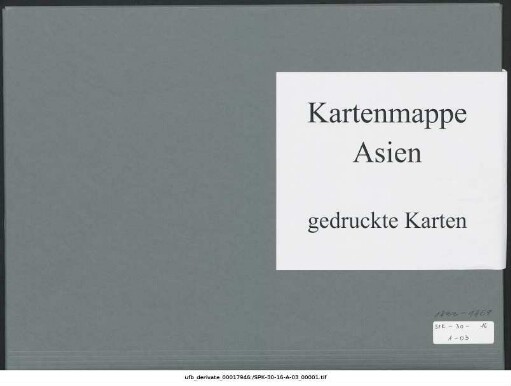 China, Chinesisches Reich, ganz und größere Teile : 1833-1869 : Kartensammlung
