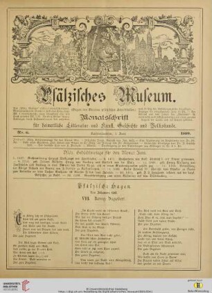 Nr. 6 (1. Juni 1889)