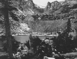 Hangerman Pass : Blick auf den Hagerman Pass, im Vordergrund ein Bergsee