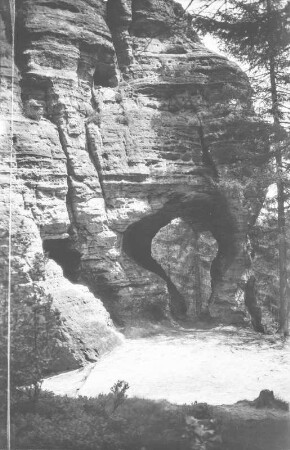Felsen : Tyssaer Wände (Felsenstadt) bei Teplitz-Schönau