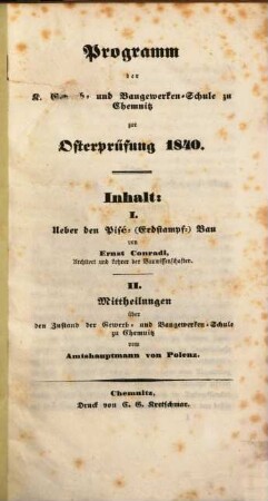 Ueber den Pisé- oder Erdstampfbau