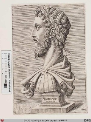 Bildnis ROM: Commodus, 19. römischer Kaiser 180-192 (eig. Marcus Aurelius Commodus Antoninus)