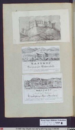 Die Harzburg im Jahre 1574