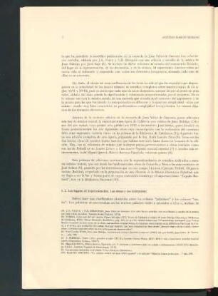 I. 2. Los lugares de representación. Las obras y los intérpretes.