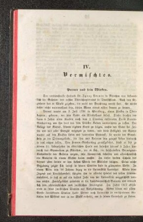 Perner und sein Wirken