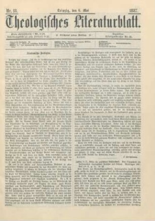 170-171 [Rezension] Zöckler, Otto, Wider die unfehlbare Wissenschaft