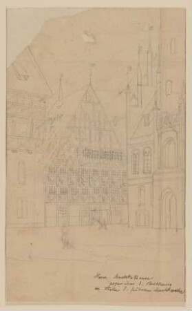 Hannover, Marktstraße gegenüber dem Rathaus