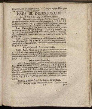 Pars III. Digestorum.