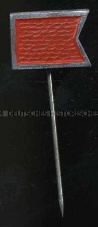 WHW-Abzeichen, Signalflaggen-Alphabet: B, Straßensammlung im Gau Hamburg, vom Januar 1942