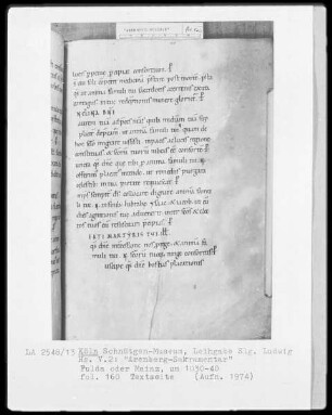 Arenberg-Sakramentar — Textseite, Folio 160