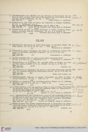 Glas (Nr. 28-39)