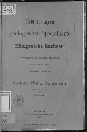 23/38: Section Welka-Lippitsch : Blatt 23 u. 38