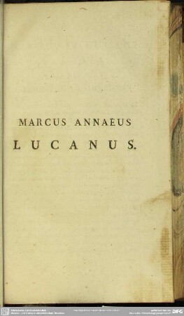 Marcus Annaeus Lucanus