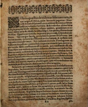 Disceptatio Placida, super Famosa Qvaestione : An hoc tempore legitimae sint causæ, vt quaedam monasteria alterius instituti monachis, vel militaribus ordinibus dentur? Vel ad solvendum Episcopatuum, Ecclesiarumq[ue] æs alienum bello contractum; vel ad parochiarum tenuium subsidia conferantur? Vel in collegia clericorum sæcularium, aut regularium, in seminaria, ac gymnasia convertantur? Quin etiam ut in hospitalia mutentur, principibus in sumptuum compensationem, belliq[ue] adiumenta ad tempus donentur? Et defensio actorum Pontificiæ sanctitatis, & Cæsareæ Maiestatis