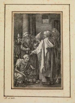 Petrus und Johannes heilen den Lahmen