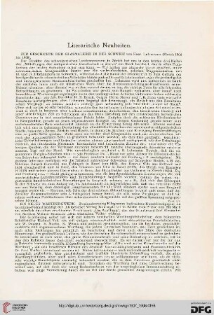 Literarische Neuheiten