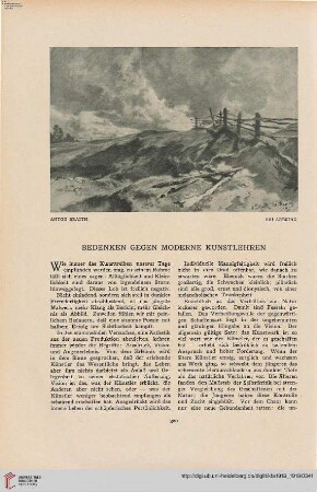34: Bedenken gegen moderne Kunstlehren