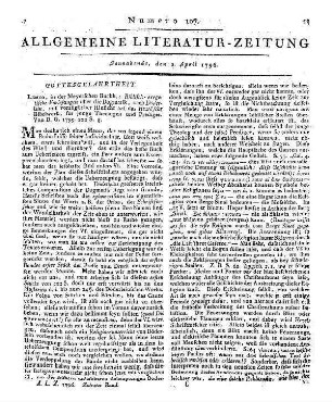 1796: Allgemeine Literatur-Zeitung