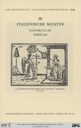 III. Italienische Meister