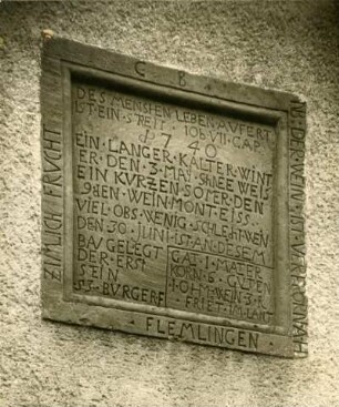 Inschrifttafel