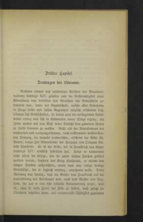 Drittes Capitel. - Viertes Capitel.