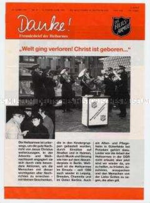 Illustrierte Flugschrift der Heilsarmee
