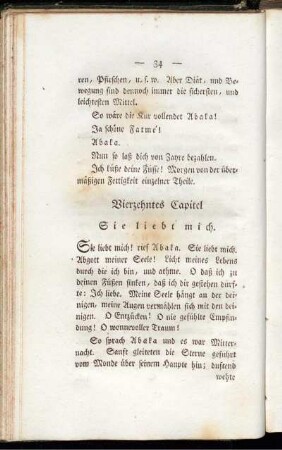Vierzehntes Capitel. Sie liebt mich.