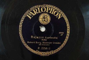 Bajazzo : Prolog / (Leoncavallo)