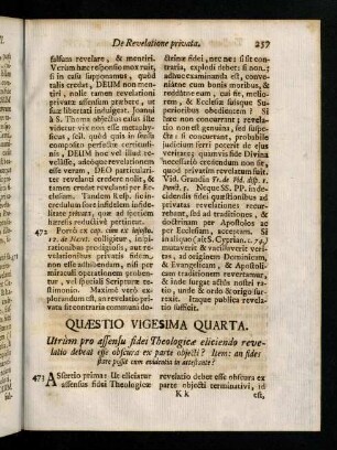 257-267, Quaestio Vigesima Quarta.
