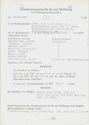 Heinemann, Hans