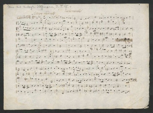Violoncello (unvollst.)