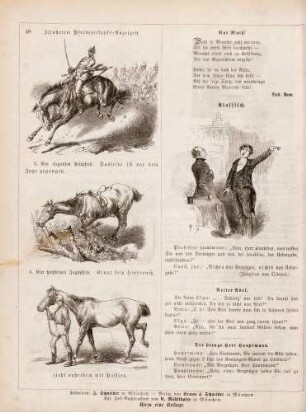 "Illustrirte Pferdeverkaufs-Anzeigen" "Klassisch"