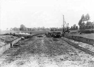 Mittellandkanal im Bau/Brücken