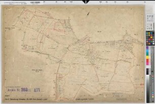 Schwitten (Menden), Umlegung Schwitten, Bl. 5 Zuteilungskarte Flur 9
