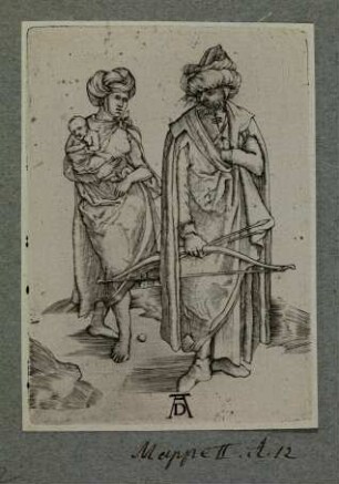 Der Orientale und sein Weib (Die Türkenfamilie)