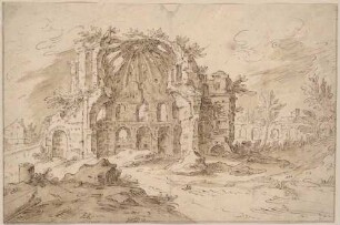 Antike Ruine in Rom