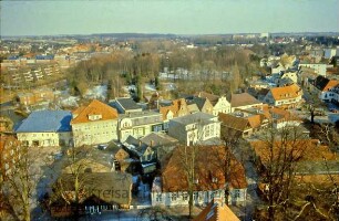 Blick von der Peter-Paul-Kirche auf die Besttorstrasse