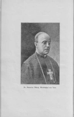 Dr. Antonius Mönch, Weihbischof von Trier.